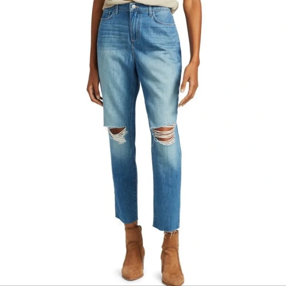 NWT L’agence Bridget High Rise Slouch Straight Mystic 28 - Picture 3 of 11